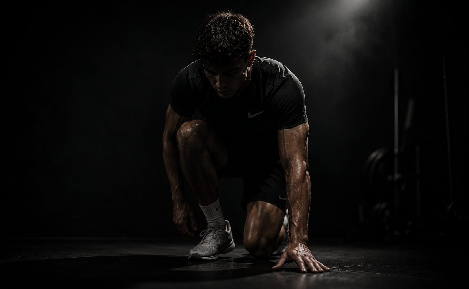 Competitive Athletes training in a performance gym