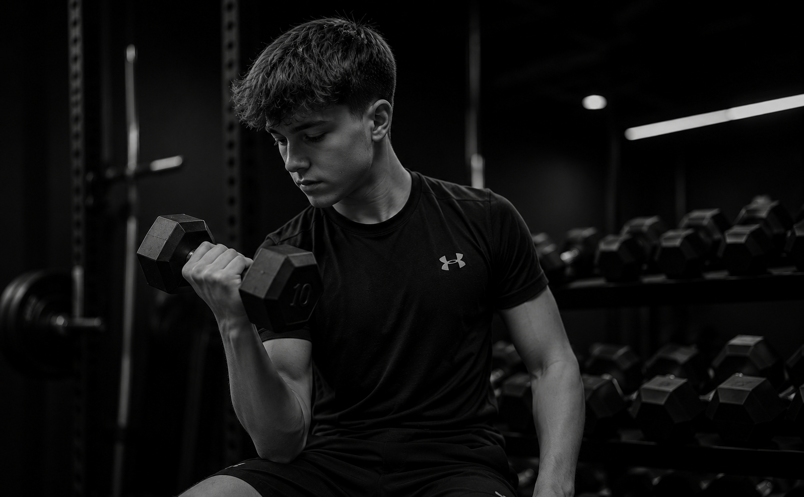 Young Athletes training in a performance gym